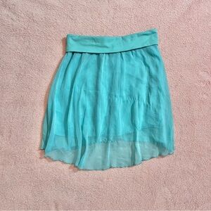 Vintage Aeropostale Layered Fold-Over Mini Skirt